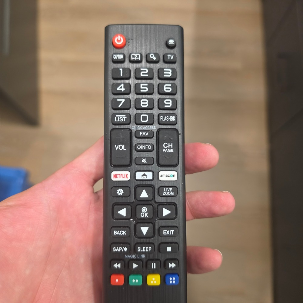 LG AKB75095307 Smart TV Remote Control Netflix Amazon Prime Video Hotkeys Black